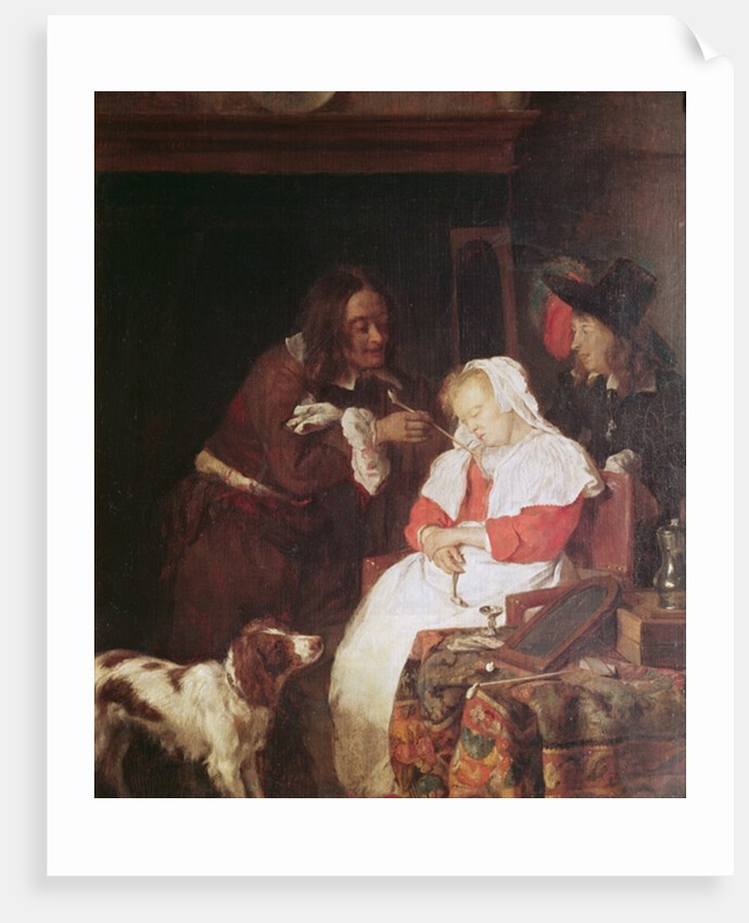 Two Men with a Sleeping Woman, c.1655-60 by Gabriel Metsu