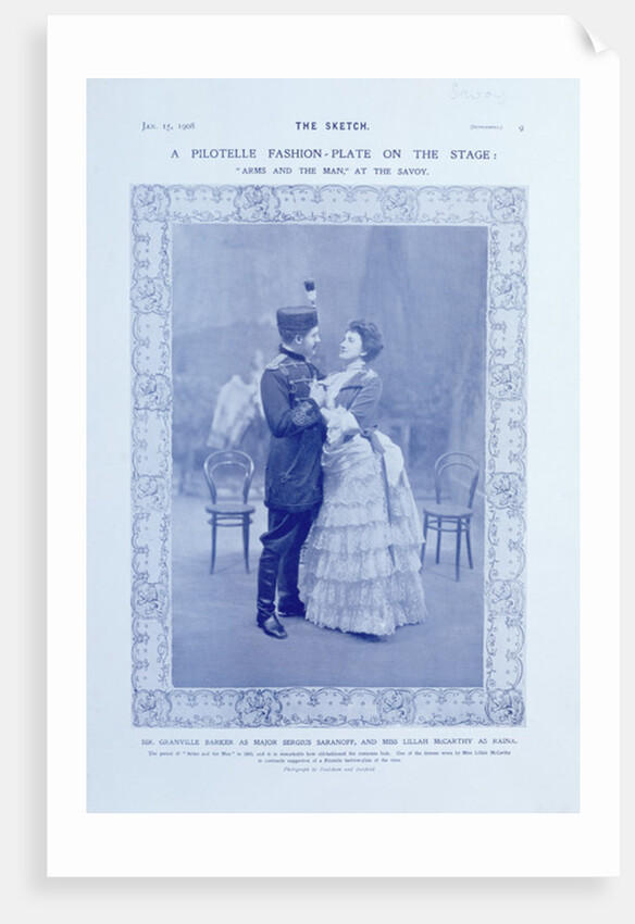 A Pilotelle Fashion-Plate on the Stage, 15th January 1908 by English Photographer