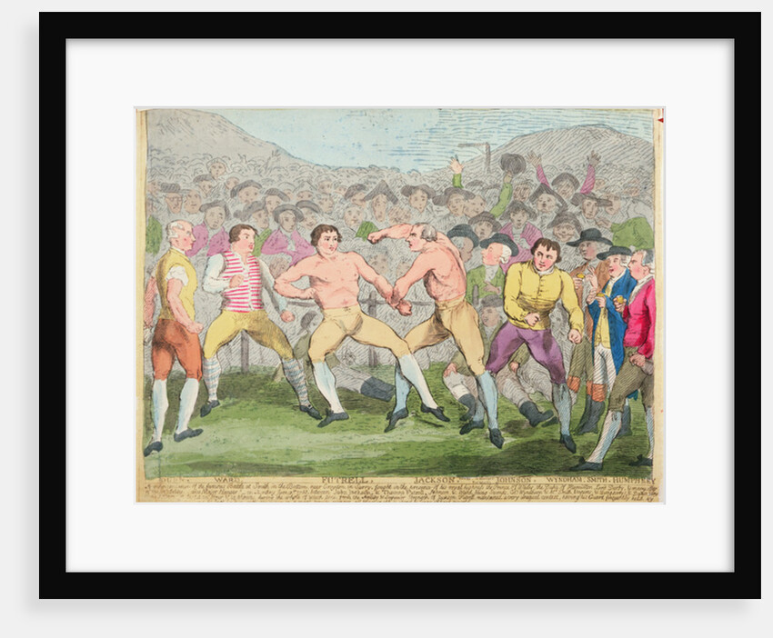 Boxing Match, 10th June 1788 by English School