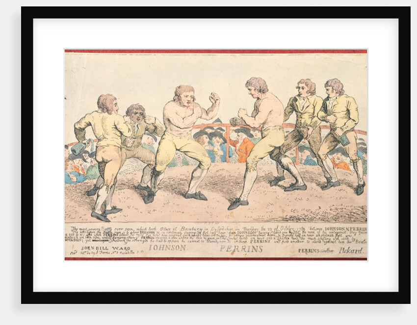 Johnson against Perrins, 22nd October 1789 by English School