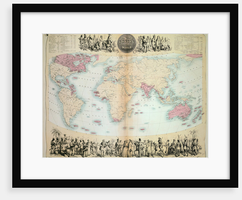 British Empire throughout the World by English School