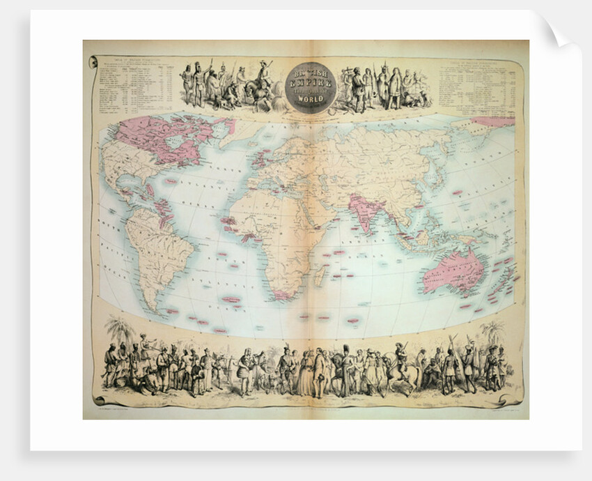 British Empire throughout the World by English School