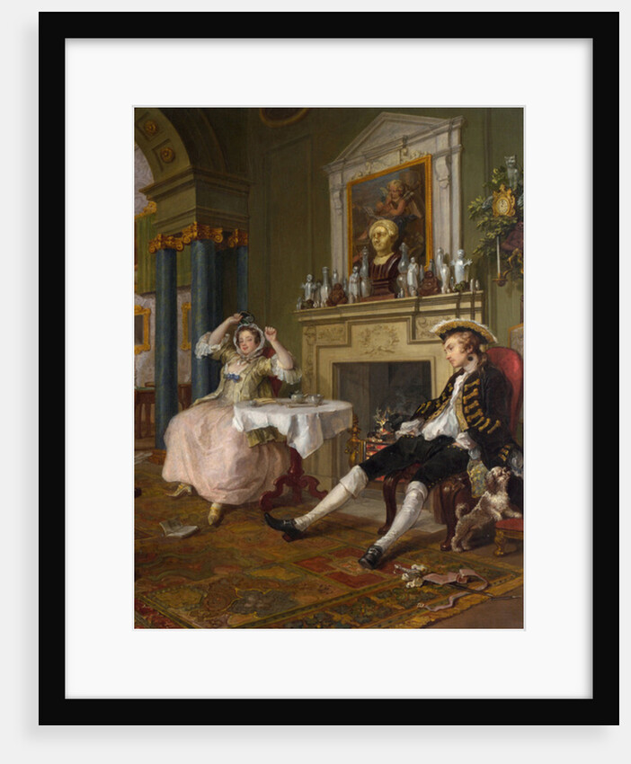 Marriage a la Mode:II- The Tete a Tete, c.1743 by William Hogarth