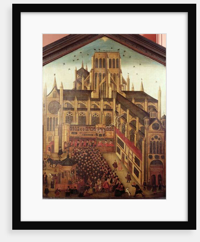 Dr. J. King's Sermon at St. Pauls Cathedral in 1616, 1624 by English School