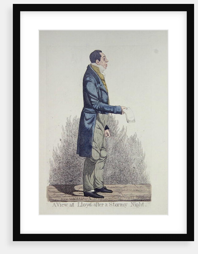 View at Lloyd's after a Stormy Night, 1824 by Richard Dighton