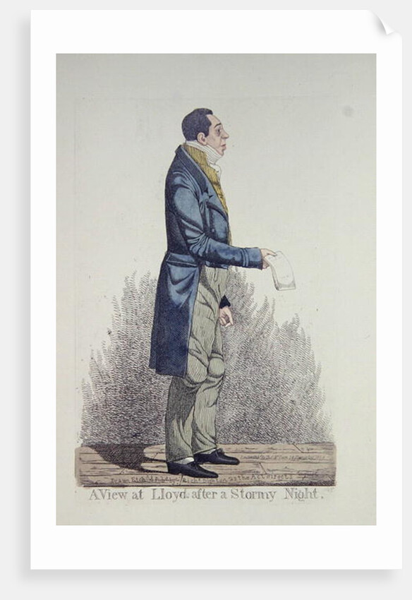 View at Lloyd's after a Stormy Night, 1824 by Richard Dighton