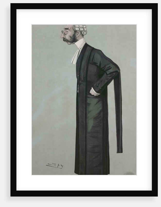 A Sporting Lawyer, form 'Vanity Fair', 17th March 1898 by Leslie Matthew (1851-1922) Ward