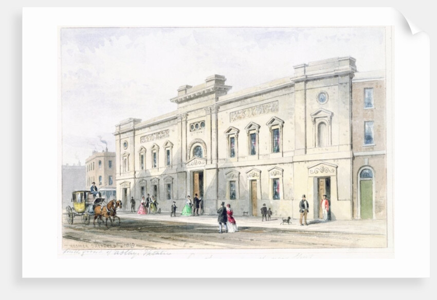 The New Front Astley's Theatre, c.1846 by Thomas Hosmer Shepherd