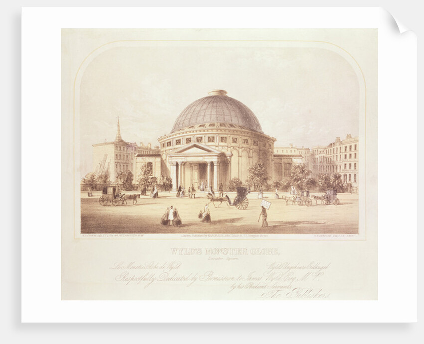 Wyld's Monster Globe, c.1851 by School English