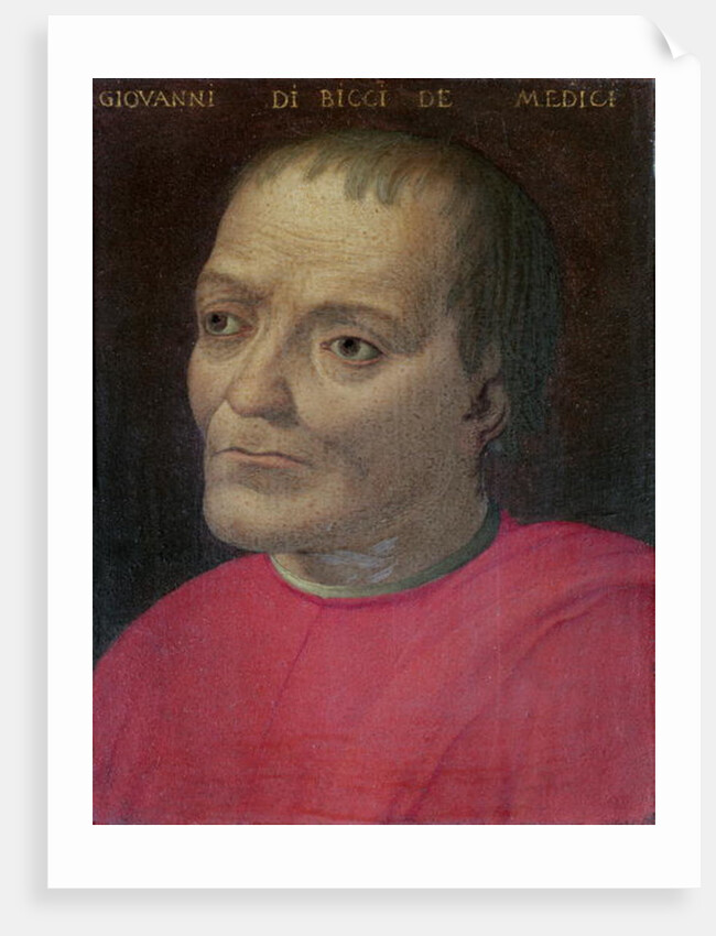 Portrait of Giovanni di Bacci de Medici by School Italian