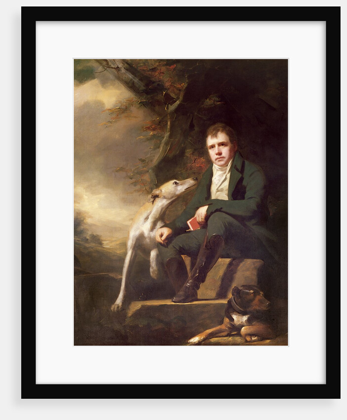Portrait of Sir Walter Scott and his dogs by Henry Raeburn