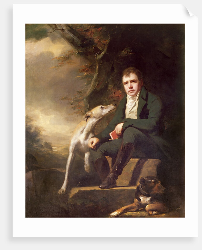Portrait of Sir Walter Scott and his dogs by Henry Raeburn