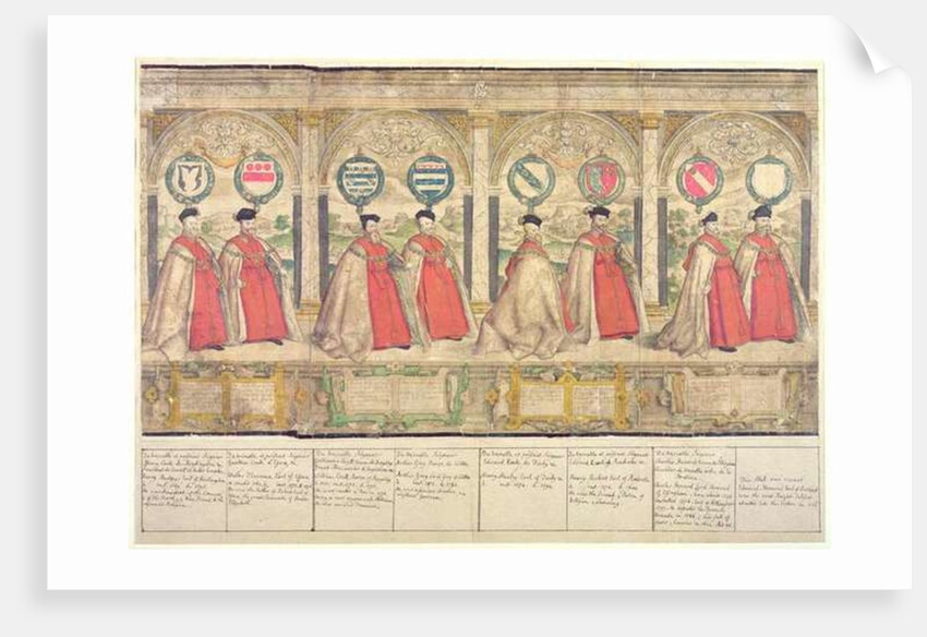Imaginary Composite Procession of the Order of the Garter at Windsor by English School