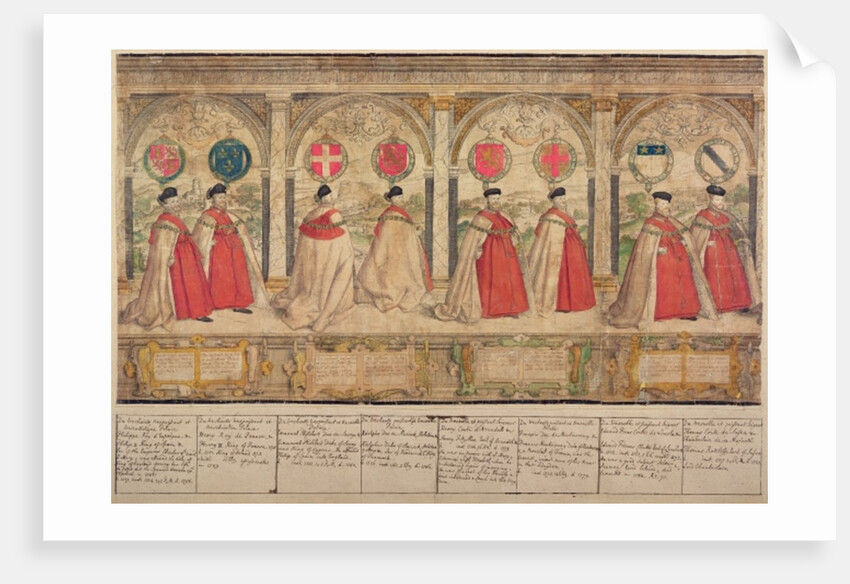 Imaginary Composite Procession of the Order of the Garter at Windsor by English School