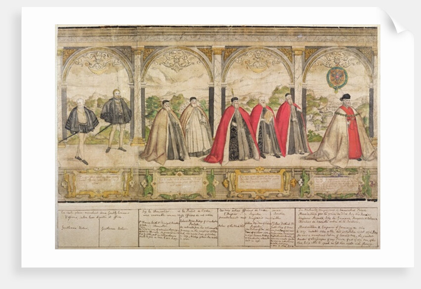 Imaginary Composite Procession of the Knights of the Garter by English School