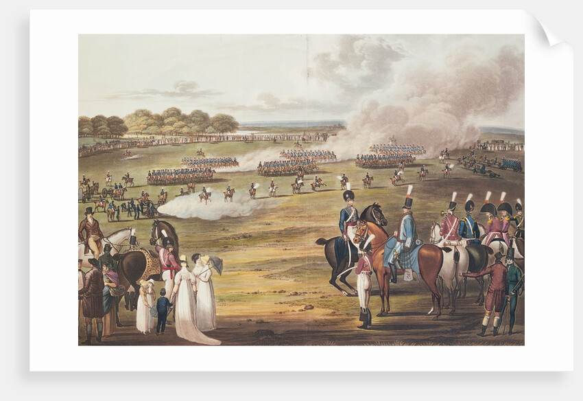 View of the London Volunteer Cavalry and Flying Artillery, 1805 by Charles Cranmer
