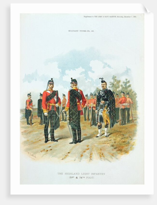 The Highland Light Infantry by Richard Simkin