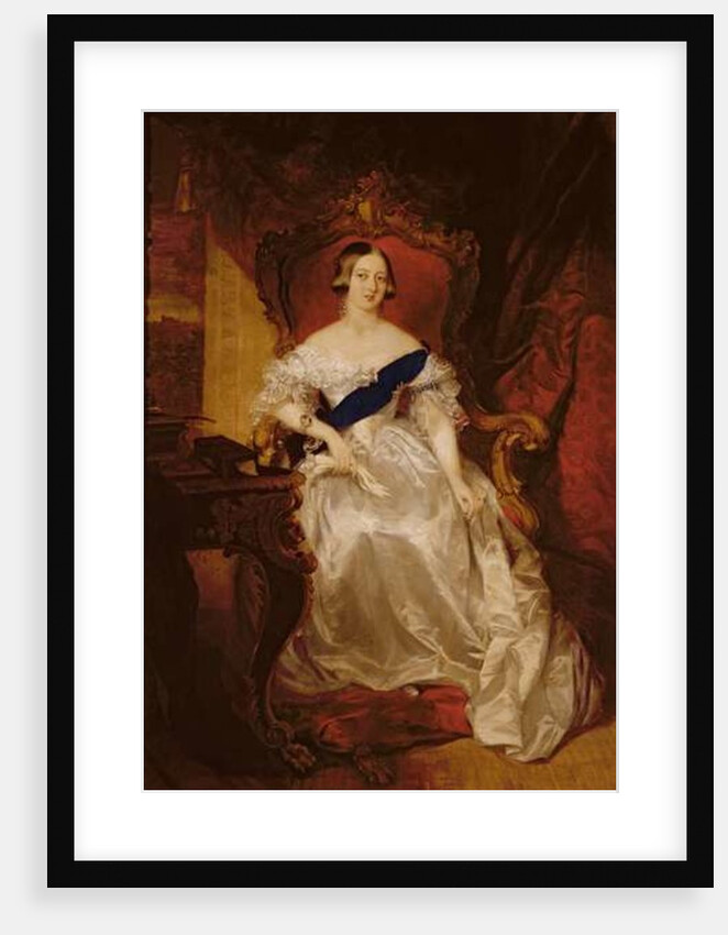 Portrait of Queen Victoria by School English