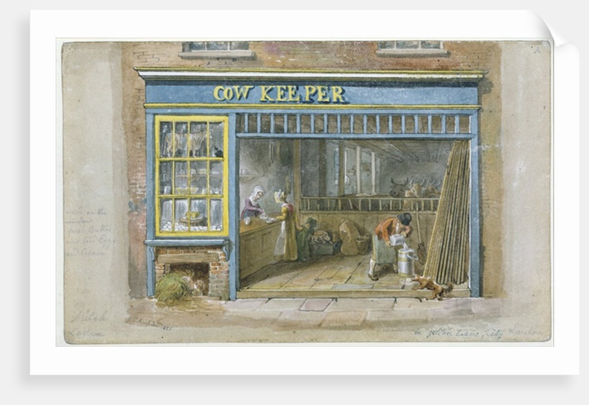 Cow Keeper, 1825 by George the Elder Scharf