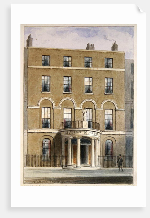 The Liverian Museum, 1850 by Thomas Hosmer Shepherd