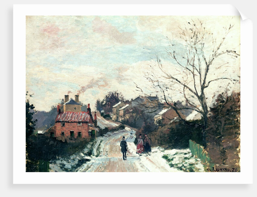 Fox hill, Upper Norwood, 1870 by Camille Pissarro
