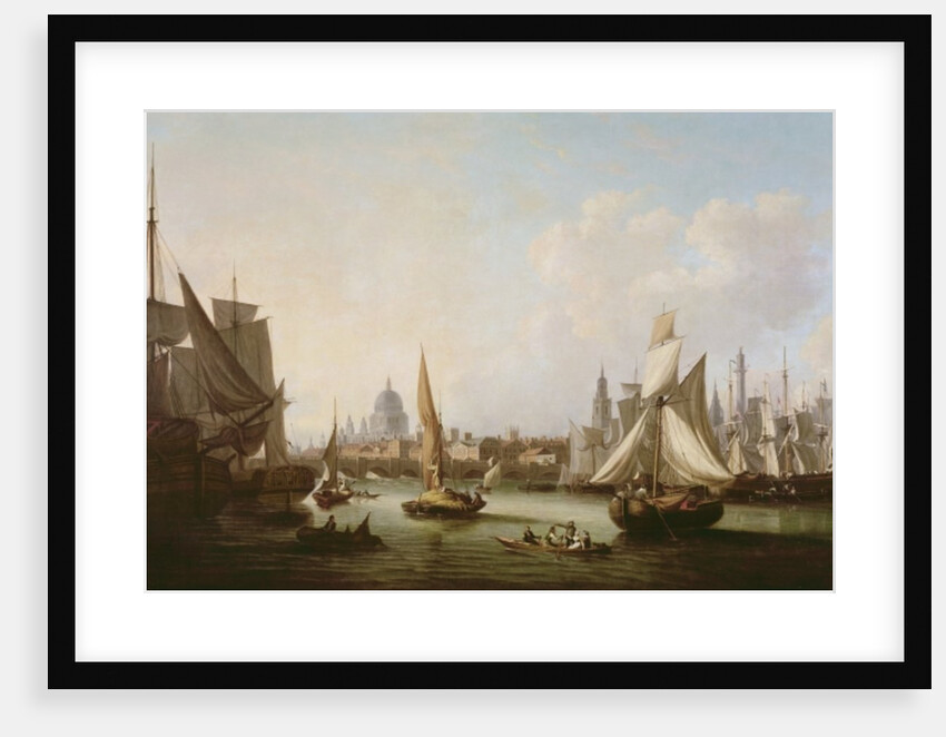 View of the River Thames by John Thomas Serres