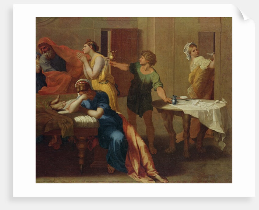 Passing the oil by Nicolas Poussin
