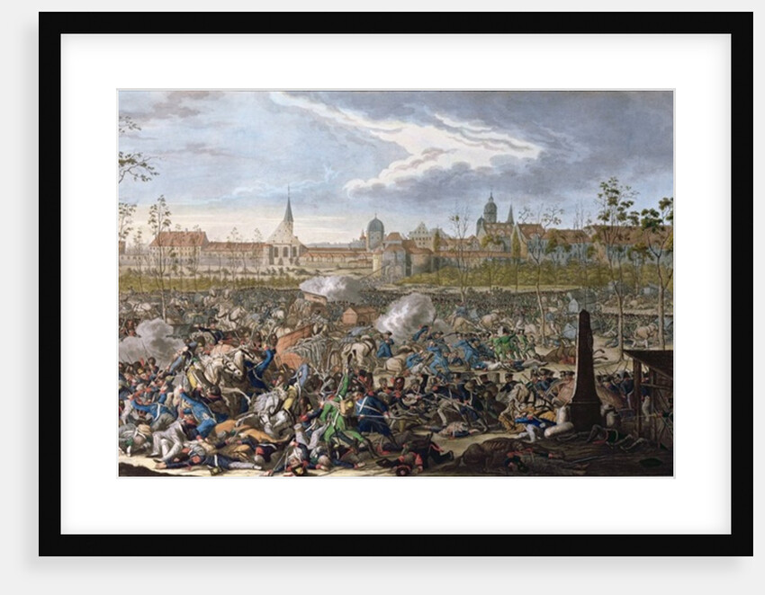 Battle of Leipzig, 19th October 1813 by Johann Lorenz Rugendas