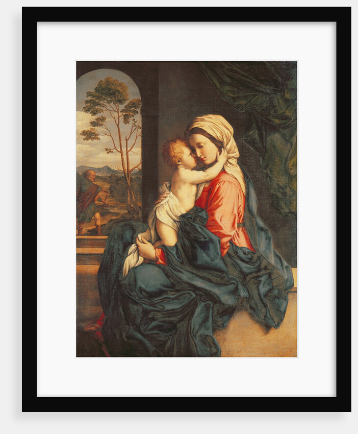 The Virgin and Child Embracing, c.1660-85 by Il Sassoferrato