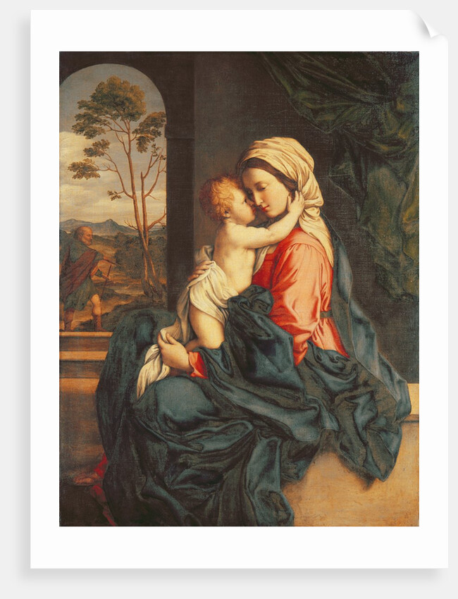 The Virgin and Child Embracing, c.1660-85 by Il Sassoferrato