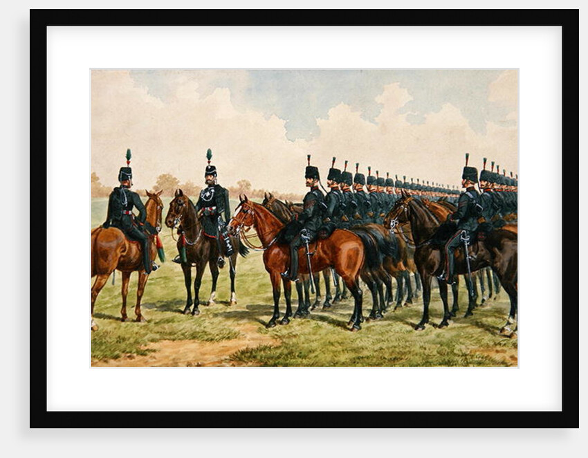 Royal East Kent Yeomanry, 1865 by School English