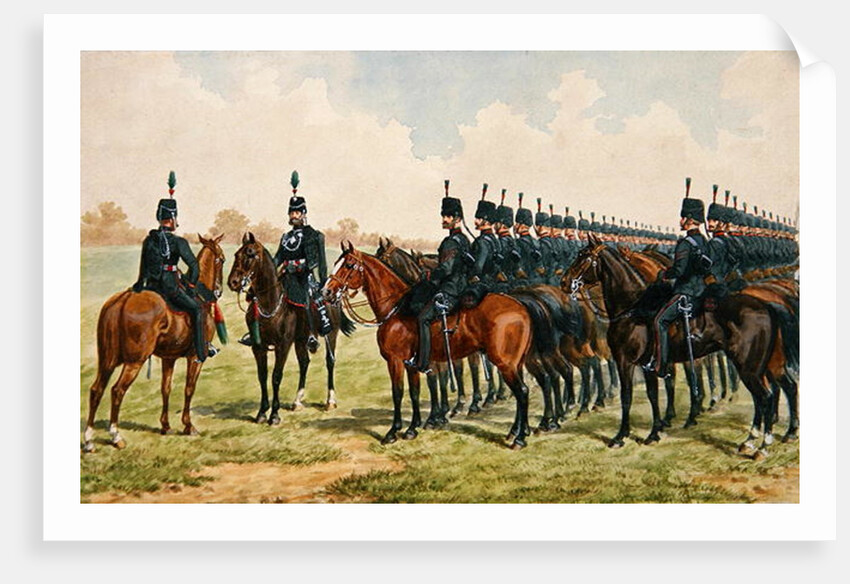 Royal East Kent Yeomanry, 1865 by School English