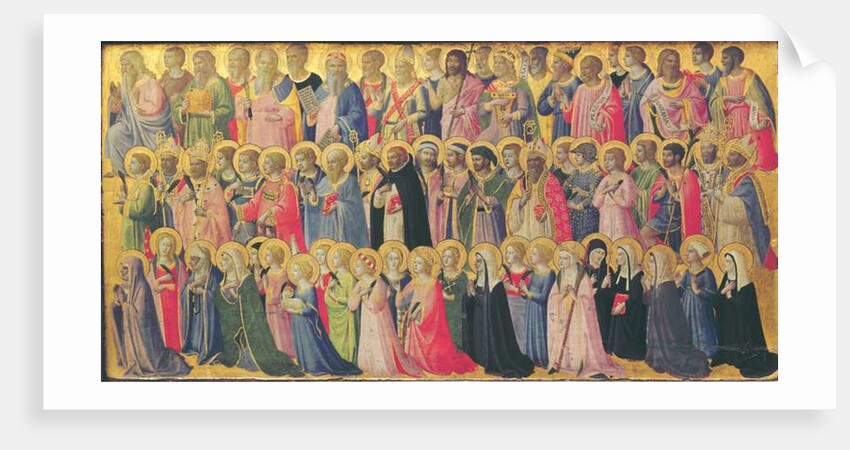 The Forerunners of Christ with Saints and Martyrs, 1423-24 by Fra Angelico