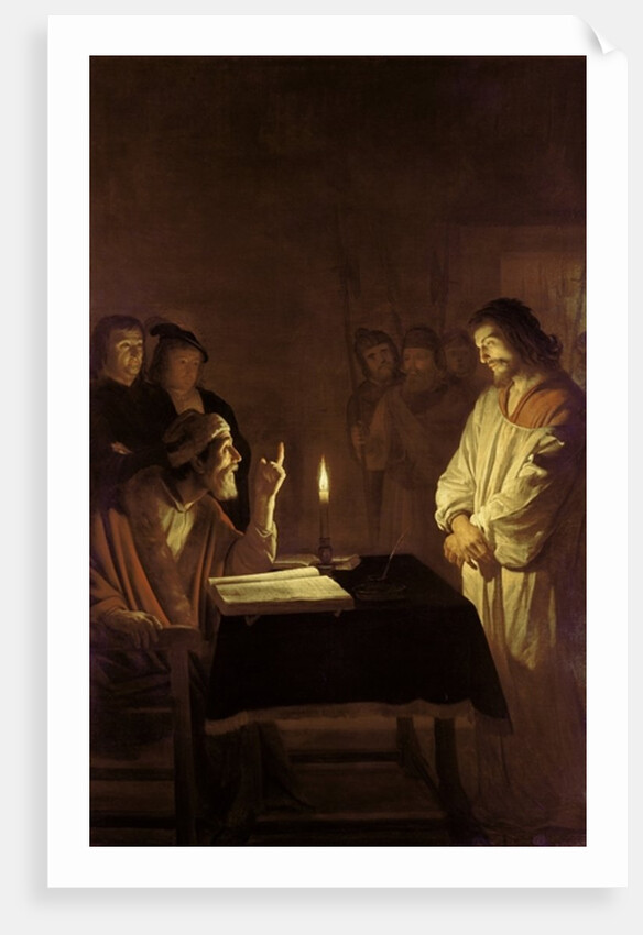 Christ before the High Priest, 1617 by Gerrit van Honthorst