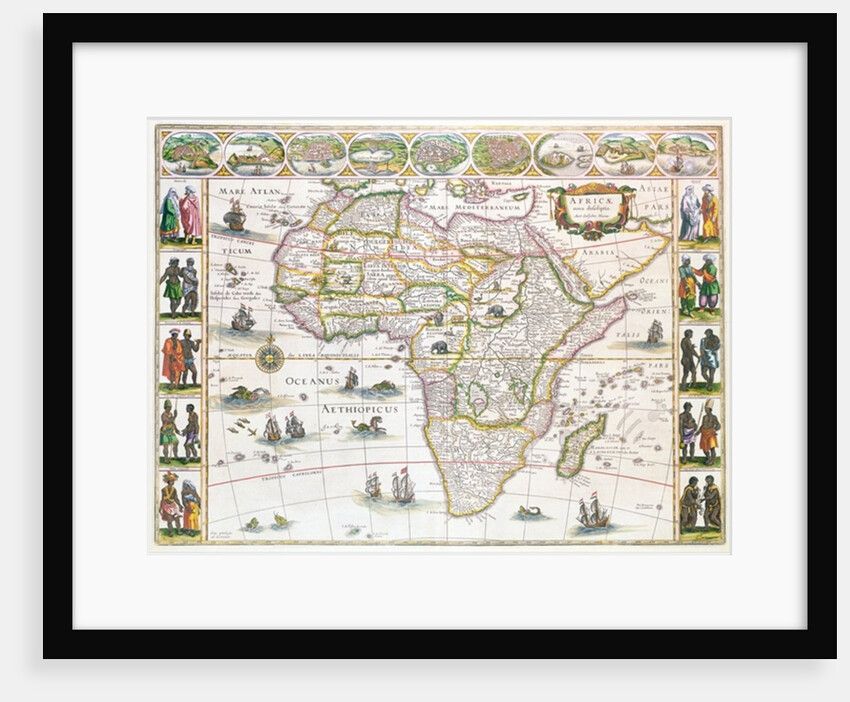 Africa Nova, c.1617 by Willem Blaeu