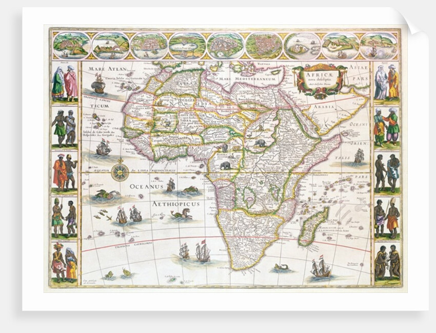 Africa Nova, c.1617 by Willem Blaeu