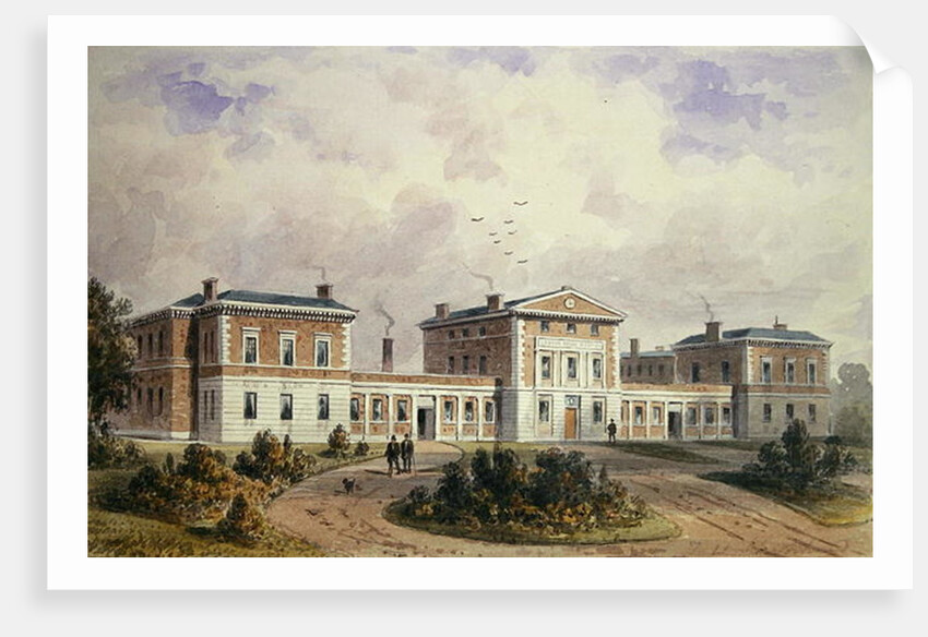 Fever Hospital, Liverpool Road, 1849 by Thomas Hosmer Shepherd