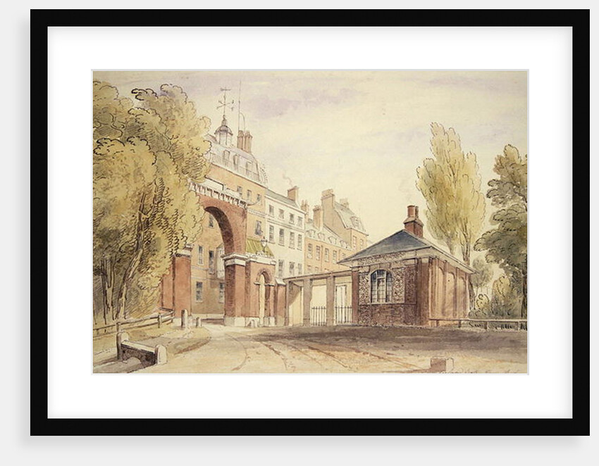 Cumberland Gate, Hyde Park, 1820 by English School