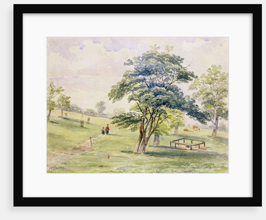 View of the North Part of Hyde Park, 1820 by English School