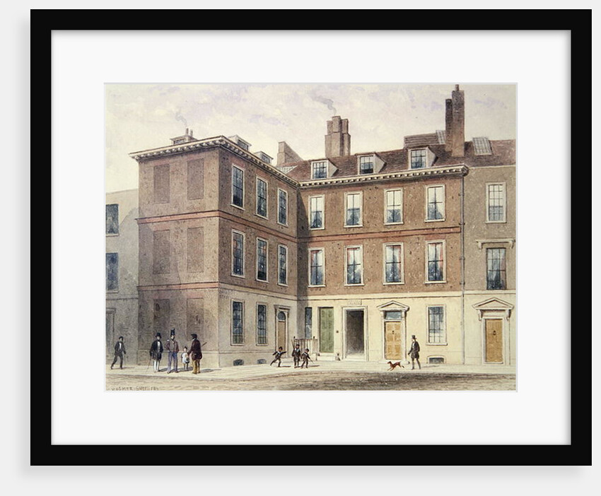 Judge Jeffrey's House, 1853 by Thomas Hosmer Shepherd