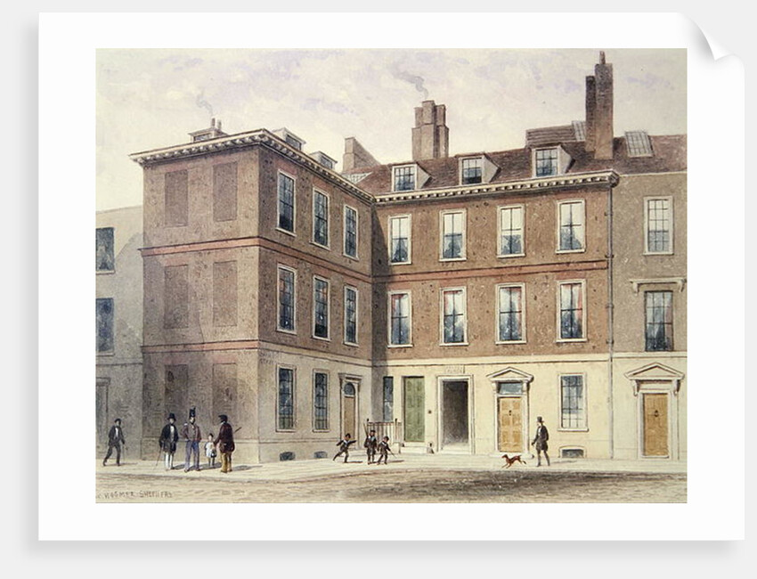 Judge Jeffrey's House, 1853 by Thomas Hosmer Shepherd