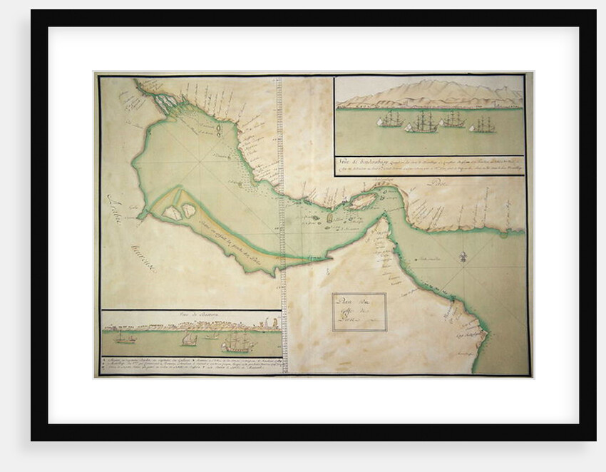 Plan of the Persian Gulf by School French