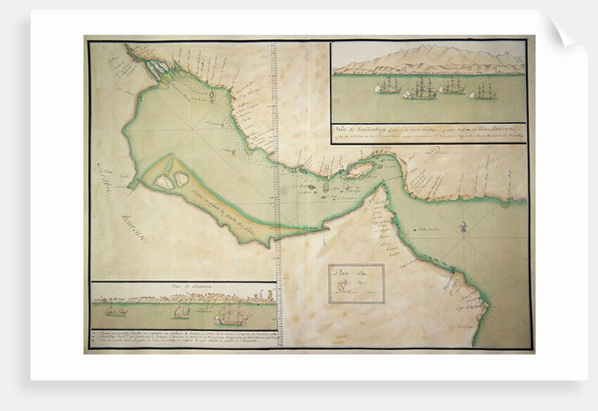 Plan of the Persian Gulf by School French