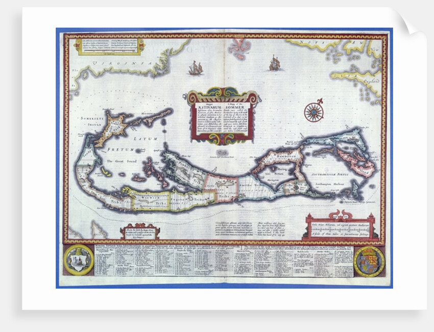 Map of Bermuda by School English