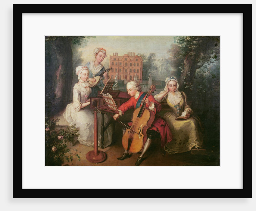 Frederick, Prince of Wales and his Sisters, 1733 by Philippe Mercier