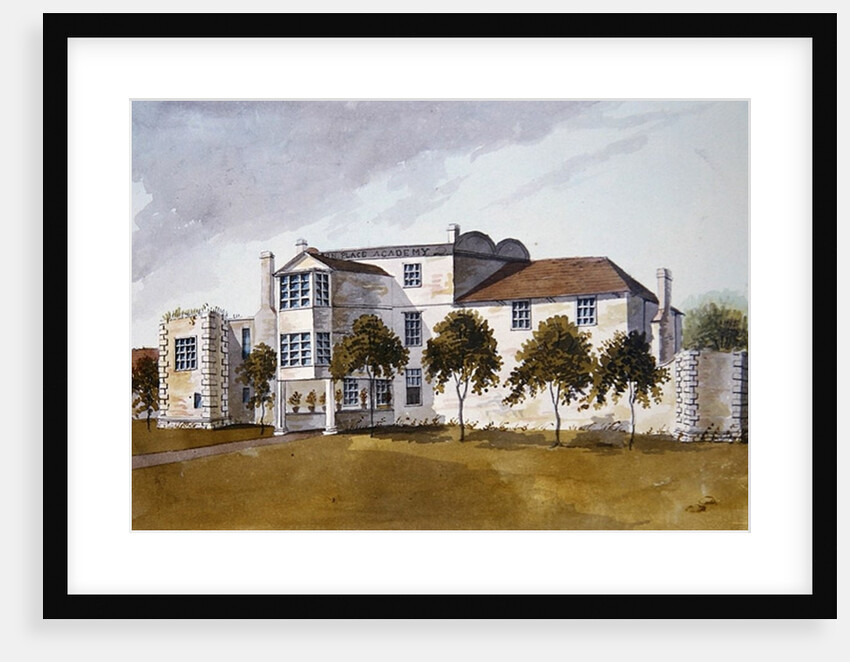 View of Sir Noel de Caron's House, 1809 by School English