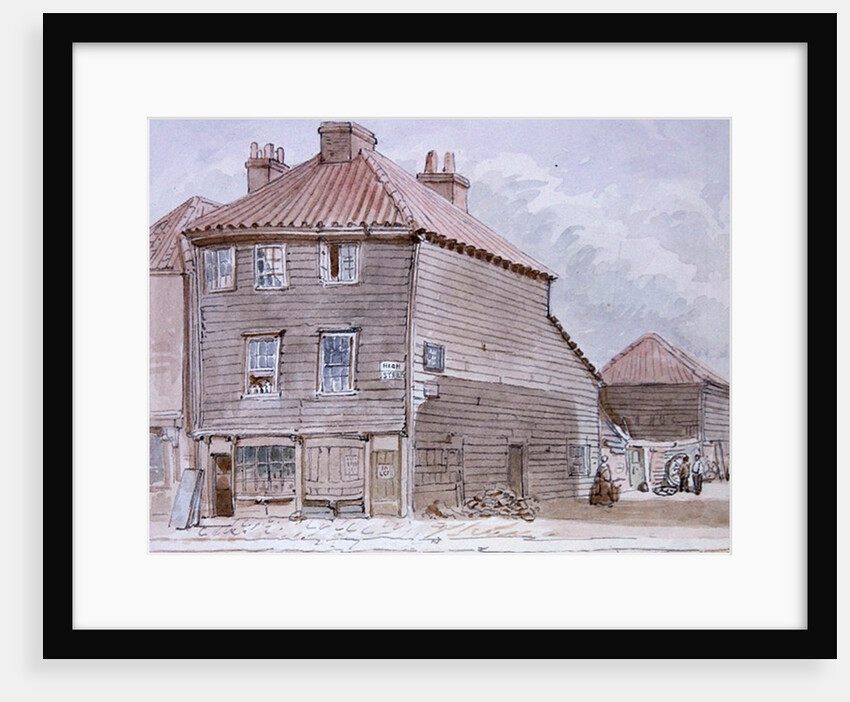 View of an Old House in High street, Lambeth by J. Findley
