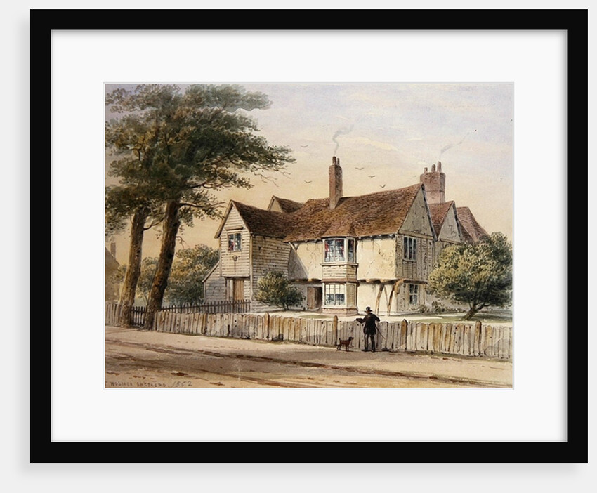 The Rectorial House, Newington Butts, 1852 by Thomas Hosmer Shepherd