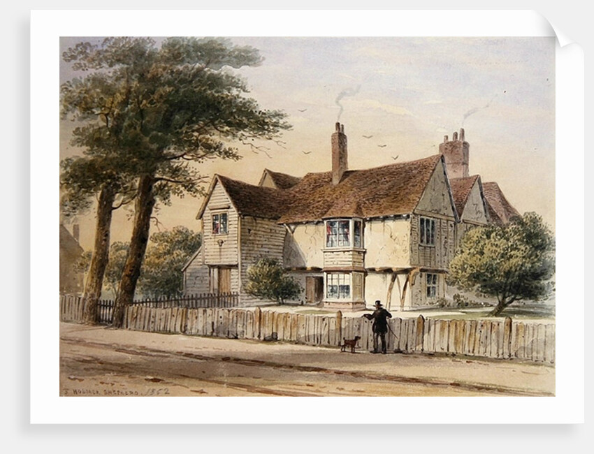 The Rectorial House, Newington Butts, 1852 by Thomas Hosmer Shepherd