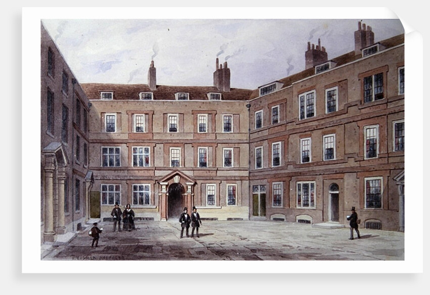 The College of Advocates, Doctors' Commons, 1854 by Thomas Hosmer Shepherd